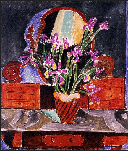 henry m irysy w wazonie