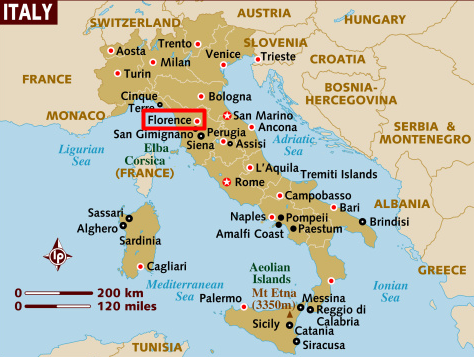 mapa italii